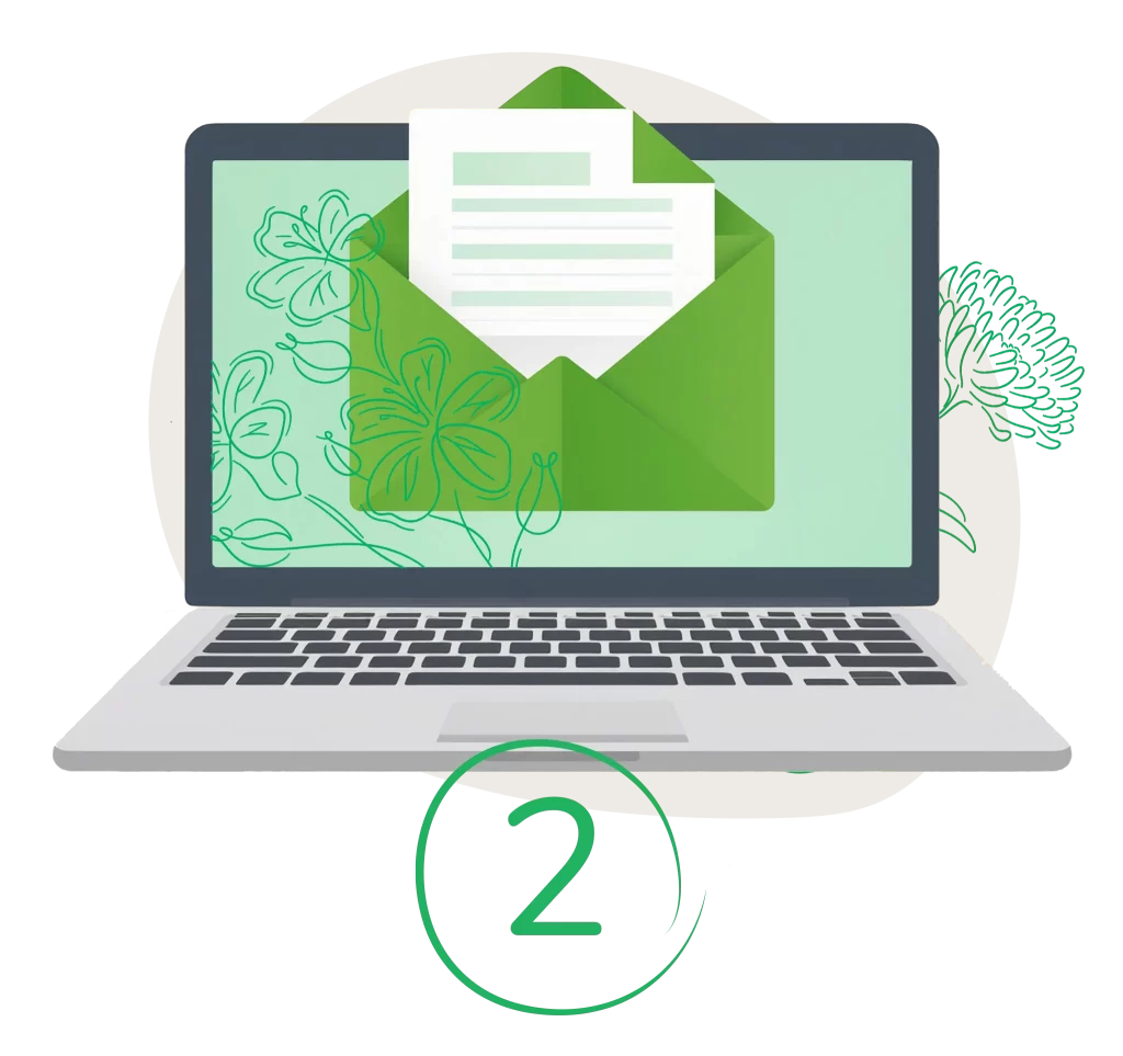 Second step to your virtual breastfeeding consultation - Receive a confirmation