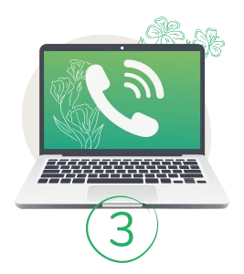 Thrid step to your virtual breastfeeding consultation - We will call you