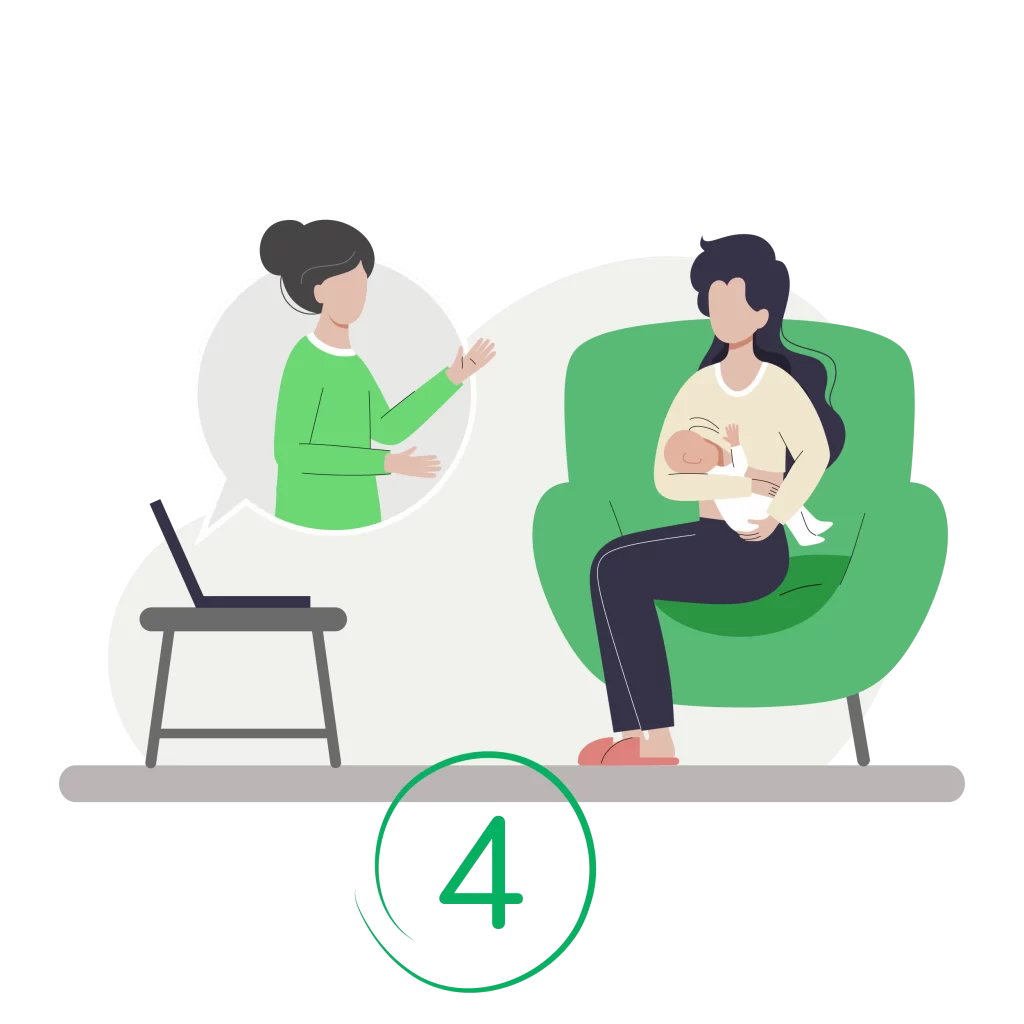 Fourth step - your virtual breastfeeding consultation